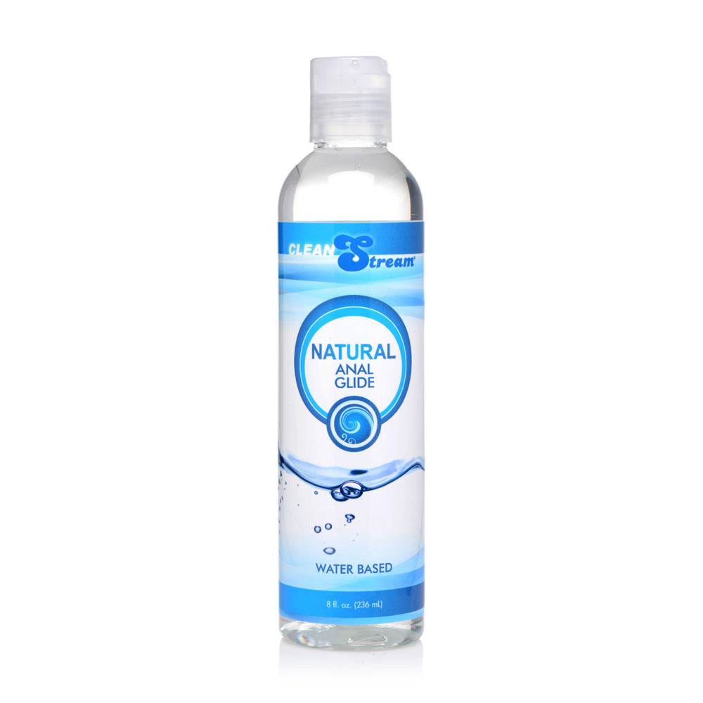 Clean Stream Water-based Anal Lube 8oz. | 811847016617 | Discreet Personal Wellness