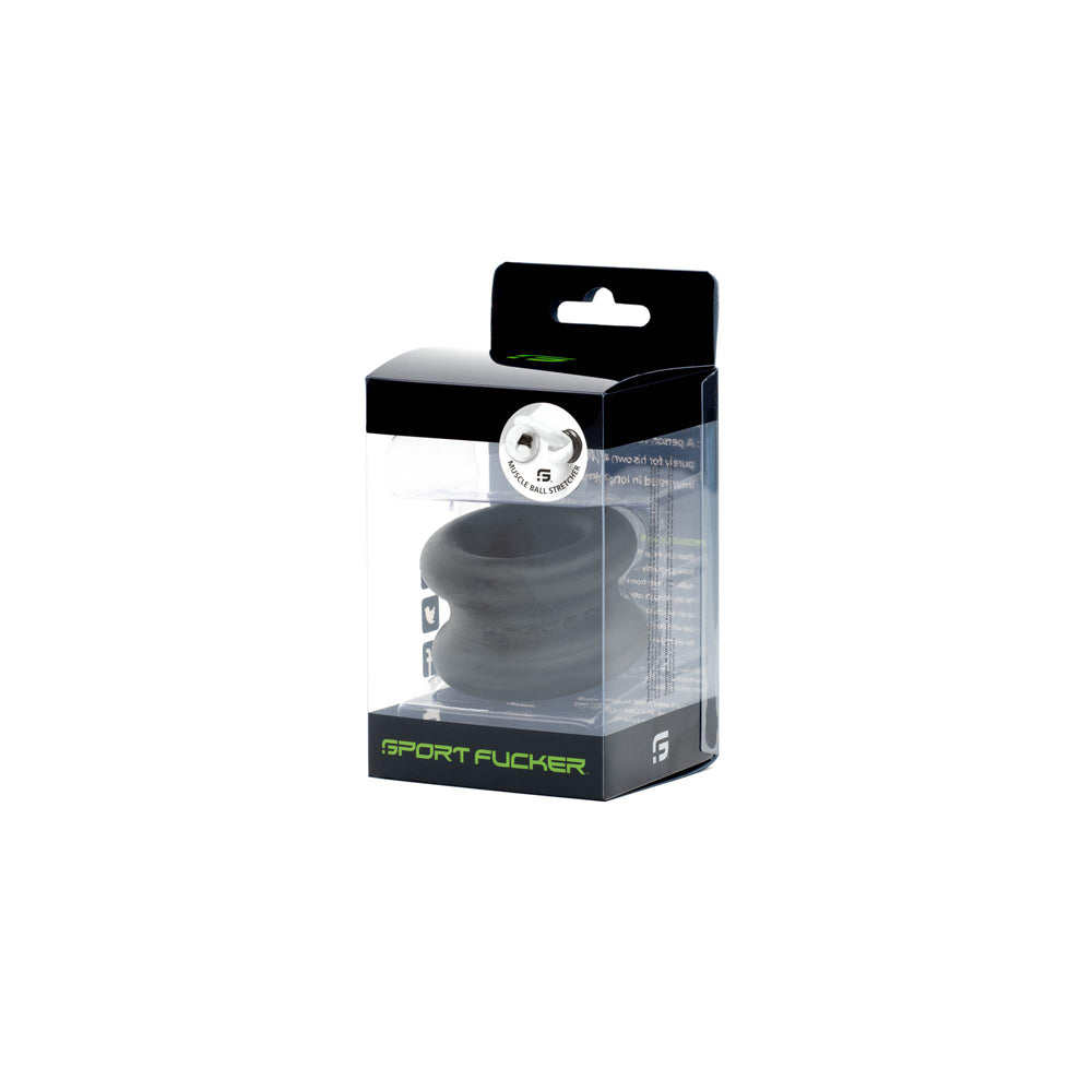 Sport funer Muscle Ball Stretcher Black/Silver | 814137023203 | Discreet Personal Wellness