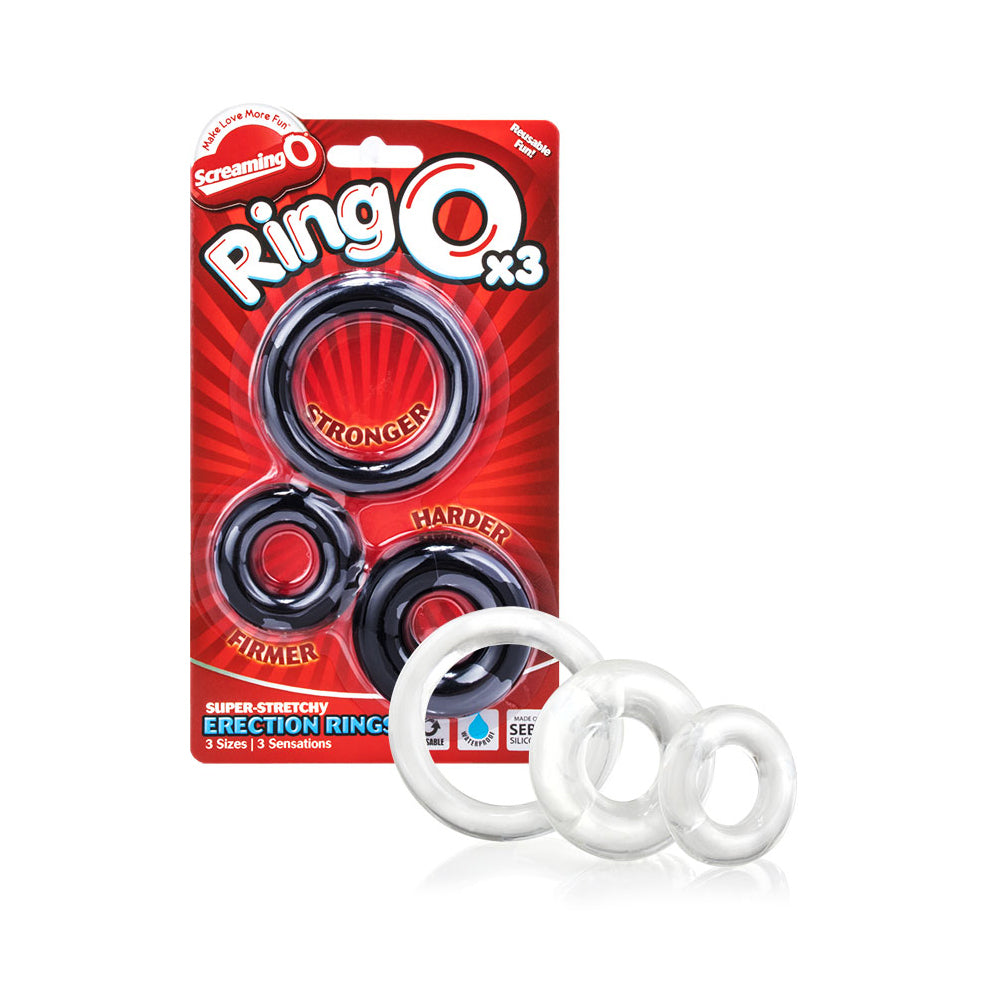 Ring O X3 Clear 1 Ct | 817483011252 | Discreet Personal Wellness