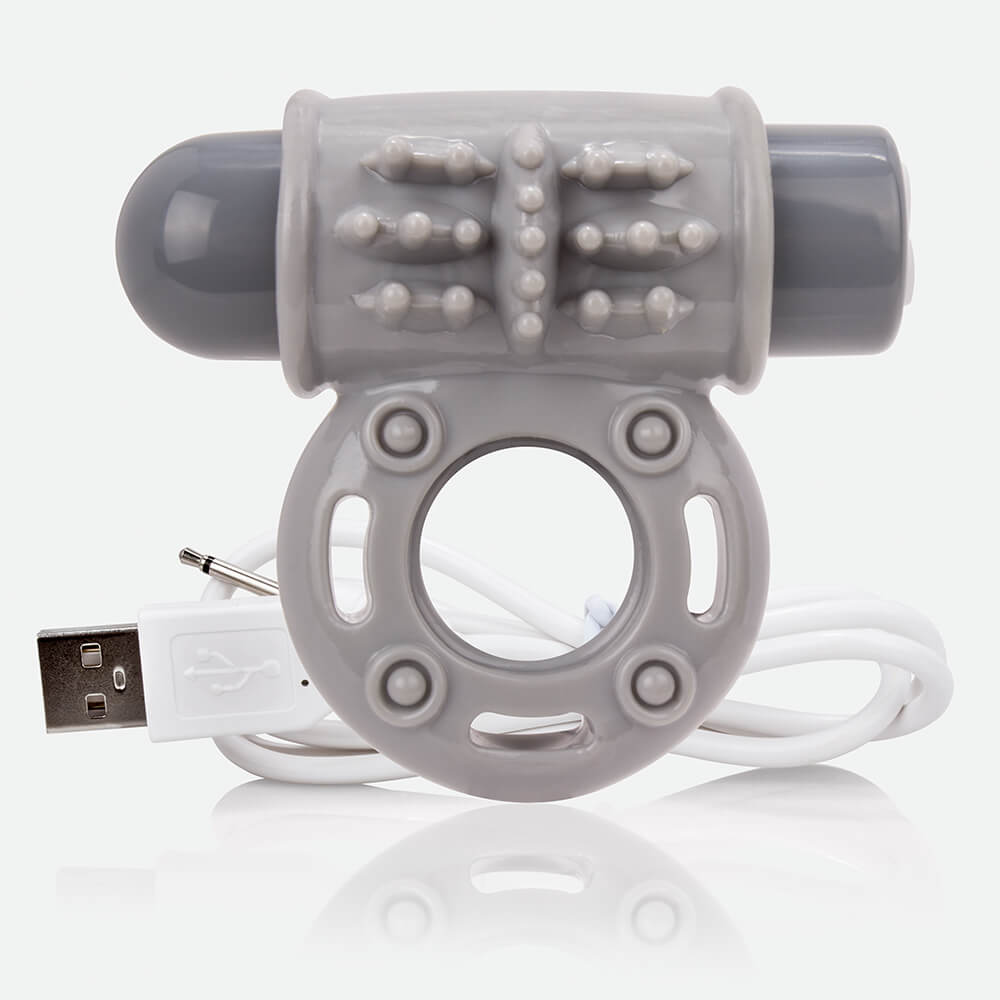 Charged Owow Vooom Mini Vibe Grey 1 Ct | 817483012440 | Discreet Personal Wellness