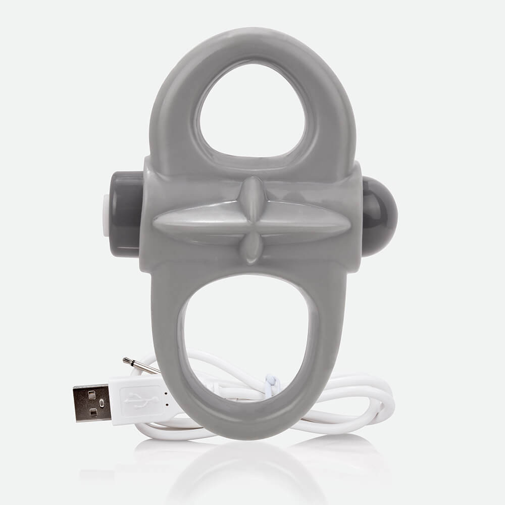 Charged Yoga Vooom Mini Vibe Grey 1 Ct | 817483012488 | Discreet Personal Wellness
