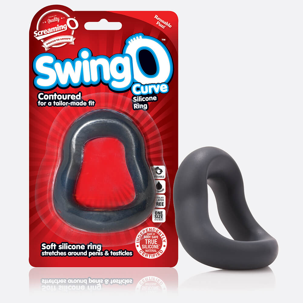 Swingo Curve Black 1 Ct | 817483012563 | Discreet Personal Wellness