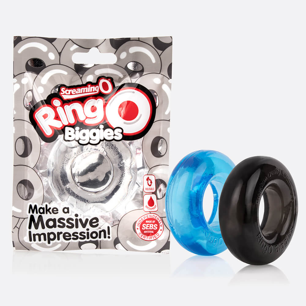 Ring O Biggies Black 1 Ct | 817483012761 | Discreet Personal Wellness