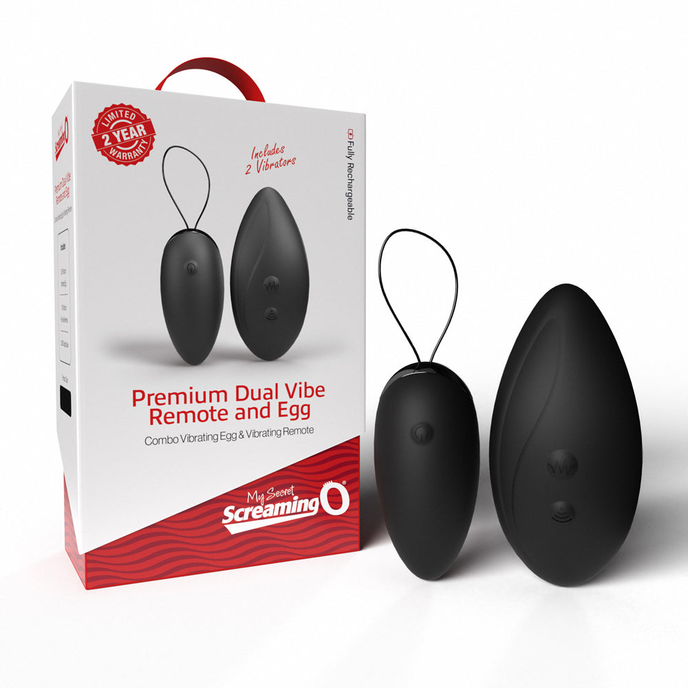 Premium Dual Vibe Remote & Egg 1 Ct | 817483014697 | Discreet Personal Wellness