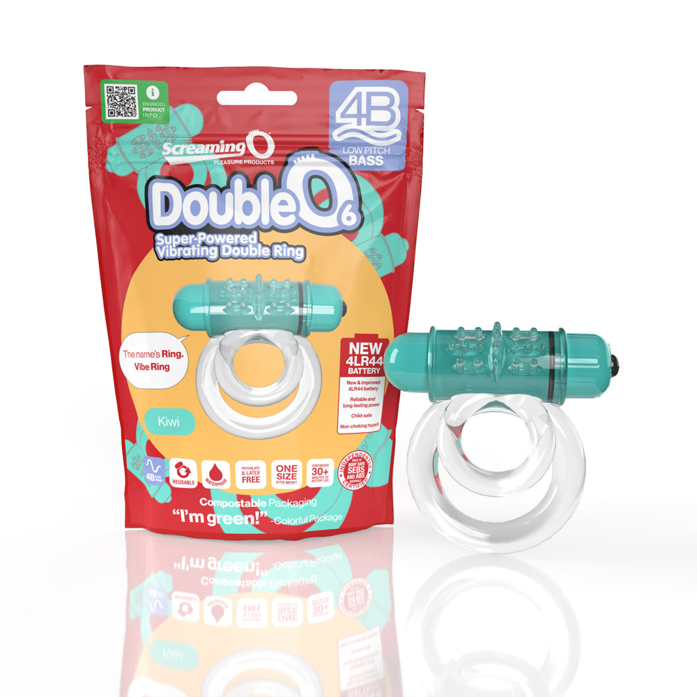 Screaming O 4B Doubleo 6 Kiwi 1 Ct | 817483015304 | Discreet Personal Wellness