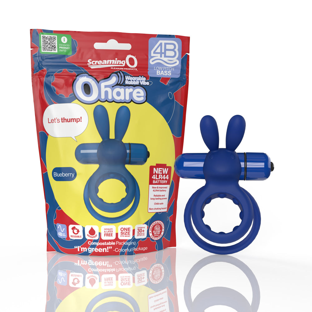 Screaming O 4B Ohare Blueberry 1 Ct | 817483015366 | Discreet Personal Wellness