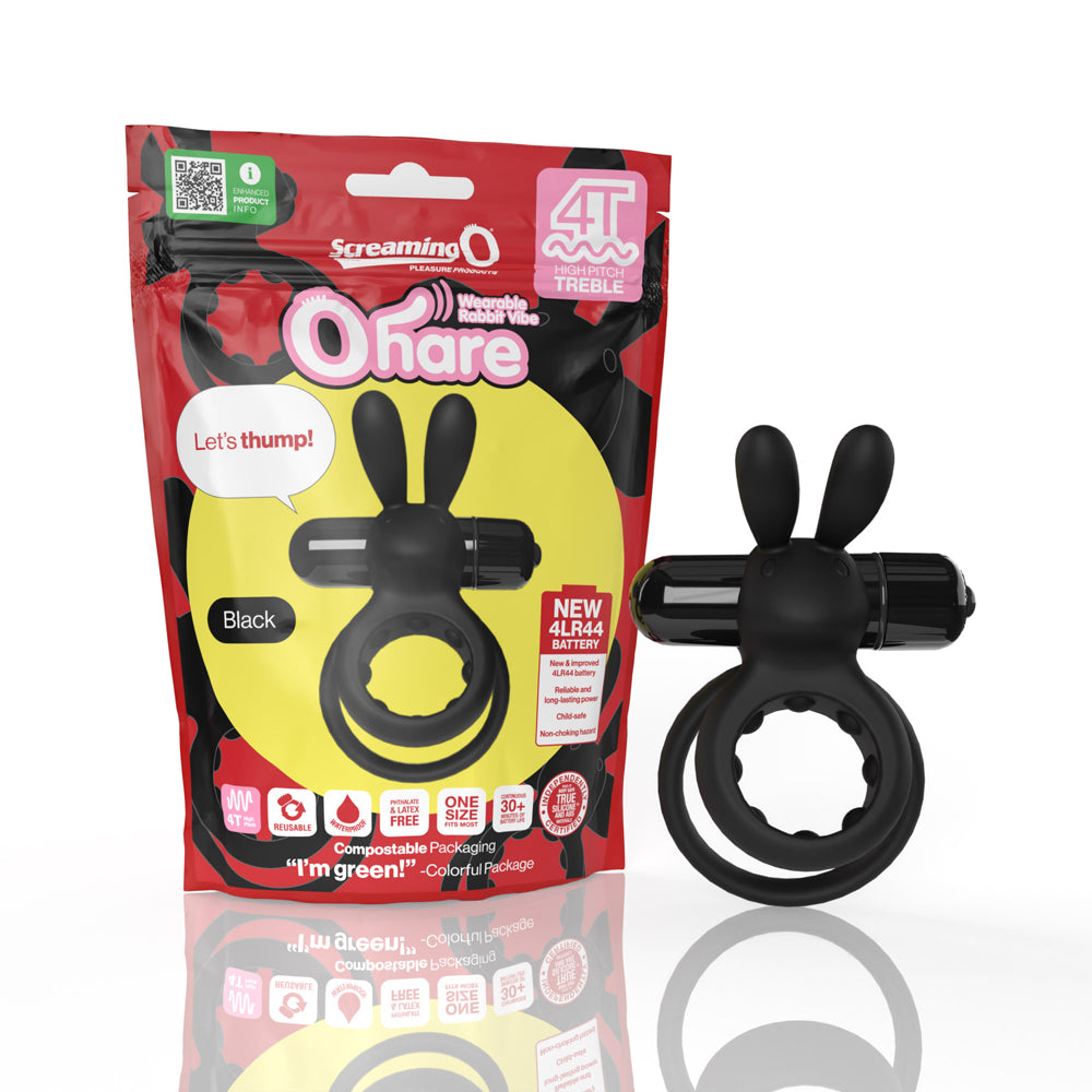 Screaming O 4T Ohare Black 1 Ct | 817483015410 | Discreet Personal Wellness