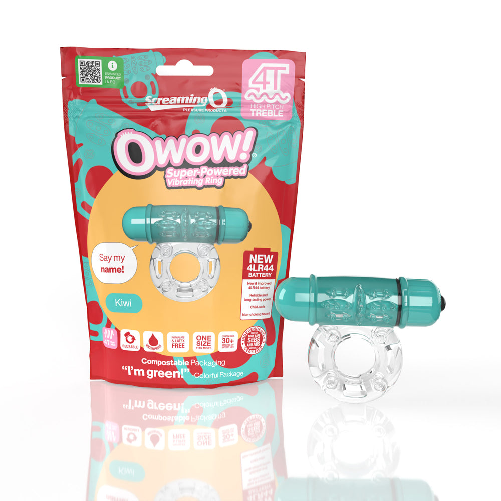 Screaming O 4T Owow Kiwi 1 Ct | 817483015540 | Discreet Personal Wellness