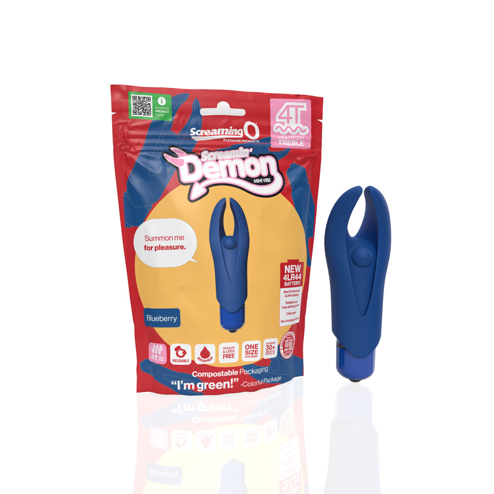 Screaming O 4T Demon Blueberry | 817483015939 | Discreet Personal Wellness