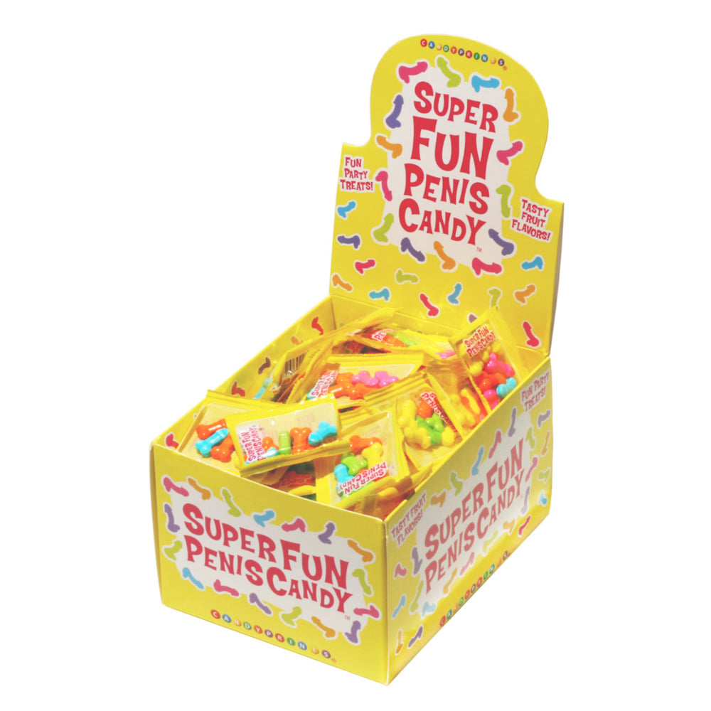 Super Fun Penis Candy 5Pc 100Ct Display | 817717006924 | Discreet Personal Wellness