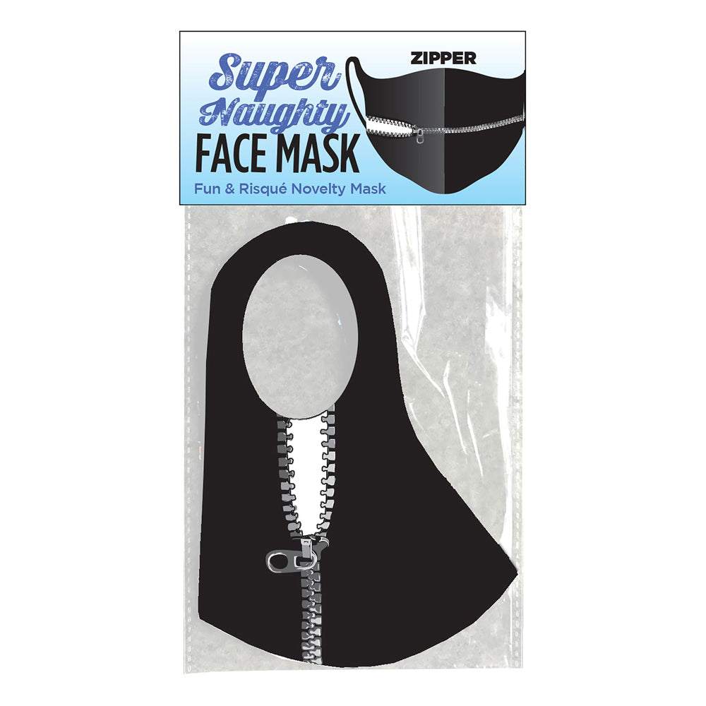 Super Naughty Zipper Mouth Mask | 817717010242 | Discreet Personal Wellness