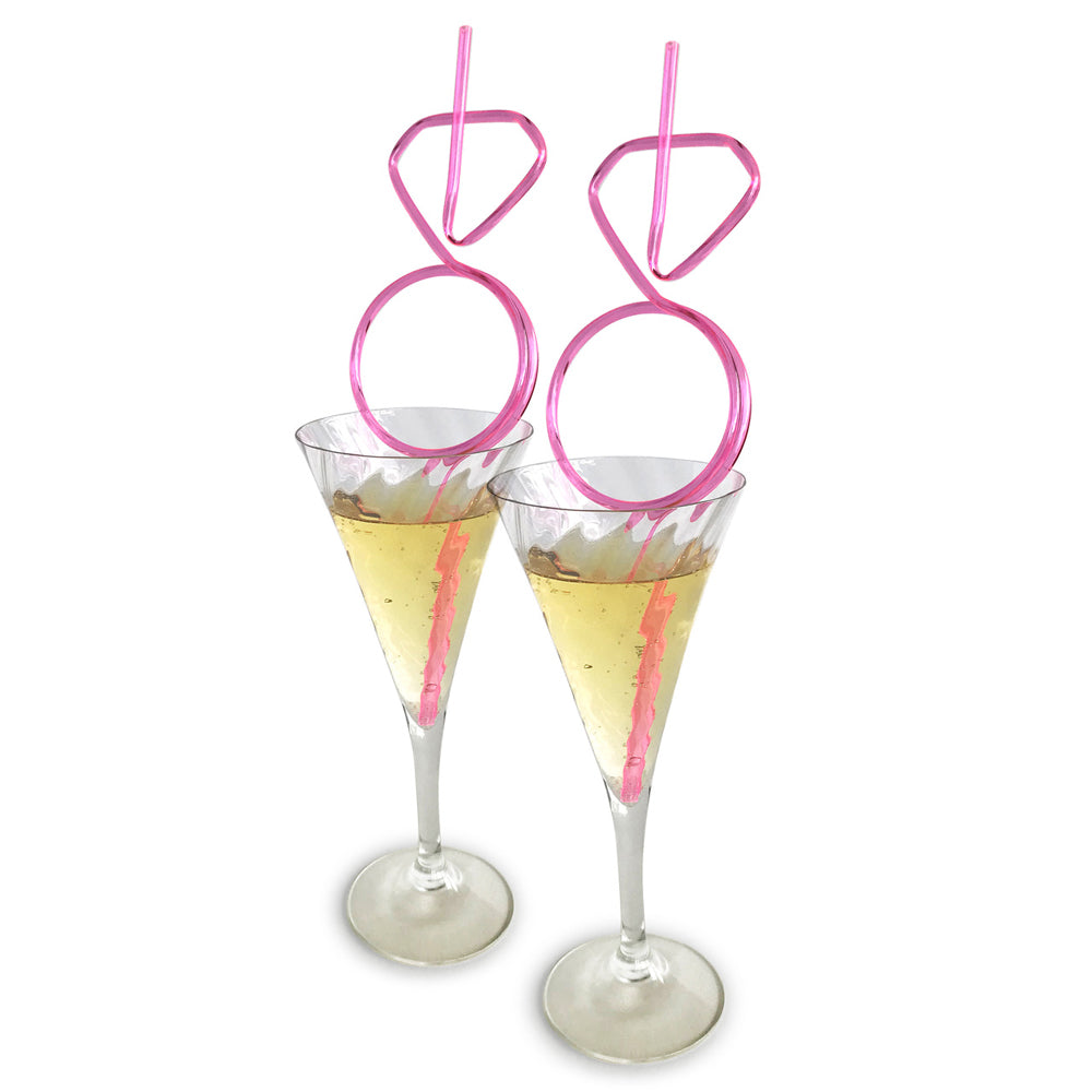 Glitterati Diamond Straw Set 8Ct | 817717010891 | Discreet Personal Wellness