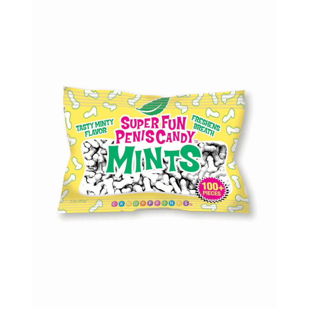 Super Fun Penis Mints 3 oz. Bag | 817717010952 | Discreet Personal Wellness