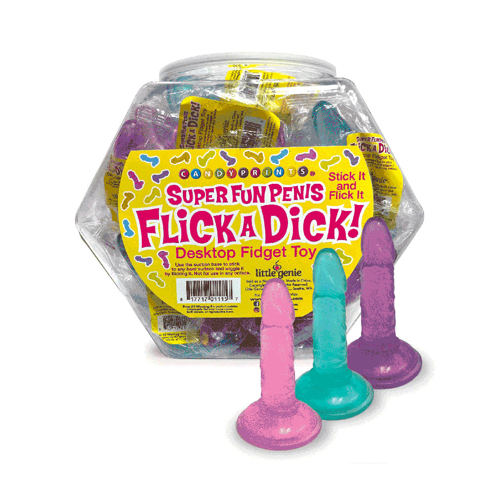 Flick A Penis 24Ct Fishbowl | 817717011157 | Discreet Personal Wellness