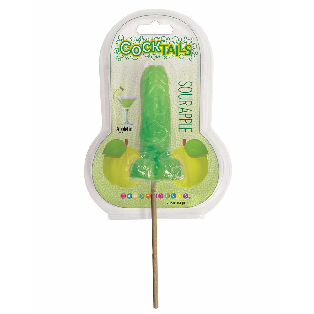 Penistails 3D Lollipops Sour Apple | 817717011867 | Discreet Personal Wellness