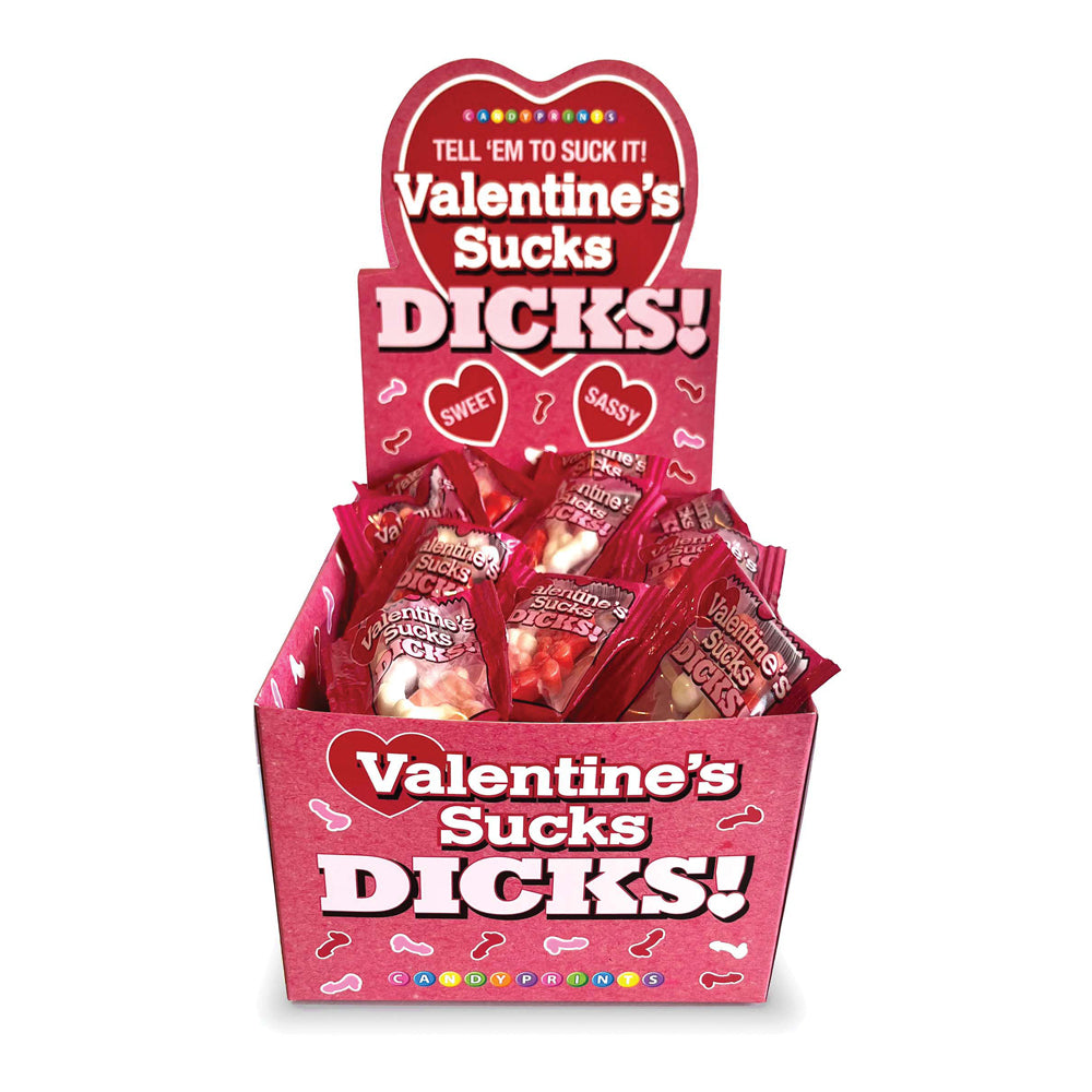 Valentine's Sucks Penis 100Pk Display | 817717011966 | Discreet Personal Wellness