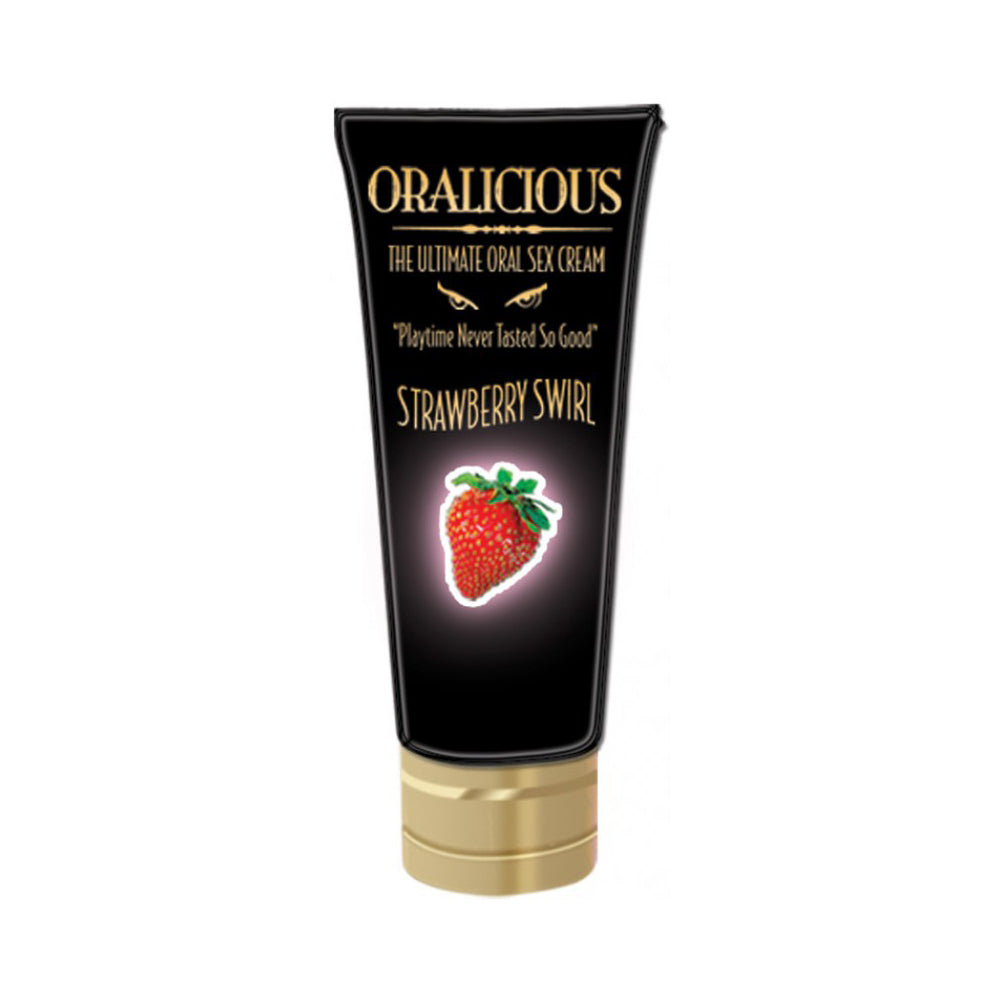 Oralicious Strawberry Swirl 2 oz. | 818631021512 | Discreet Personal Wellness