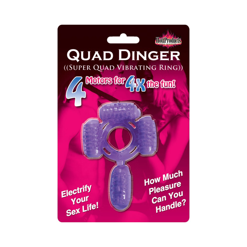 Humm Dinger Quad 4Motor Purple | 818631023301 | Discreet Personal Wellness