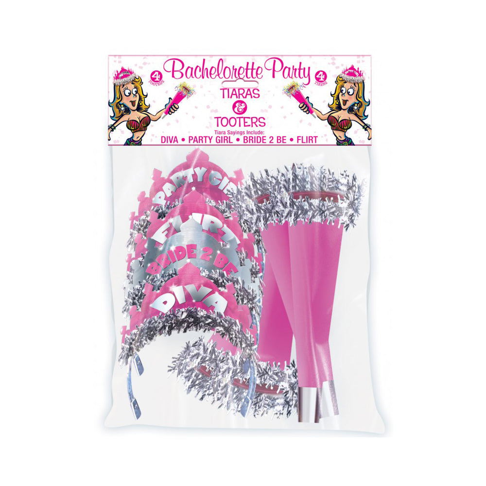 Bachelorette Tiara's And Tooters 8 Pack | 818631025053 | Discreet Personal Wellness