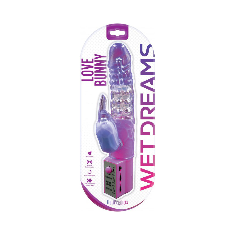 Wet Dreams Love Bunny - Purple | 818631029044 | Discreet Personal Wellness