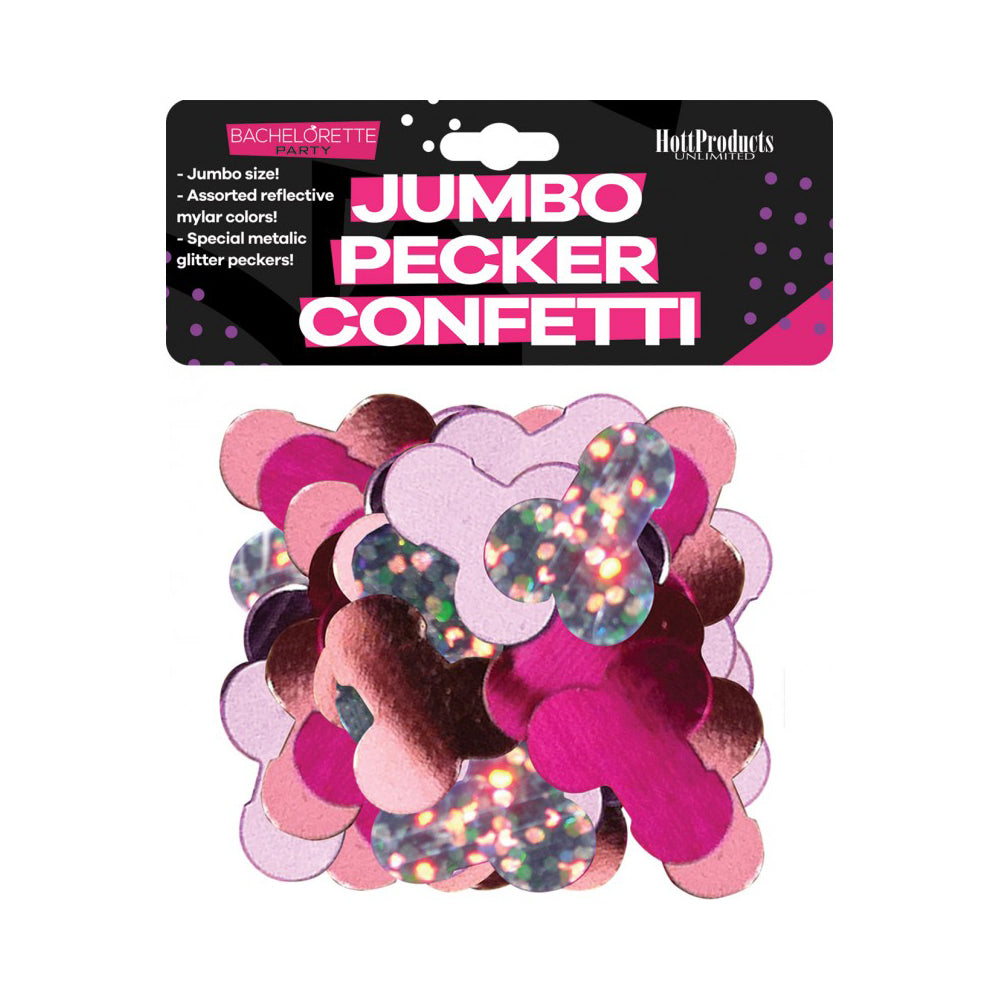 Jumbo Mylar Pecker Party Confetti | 818631029570 | Discreet Personal Wellness