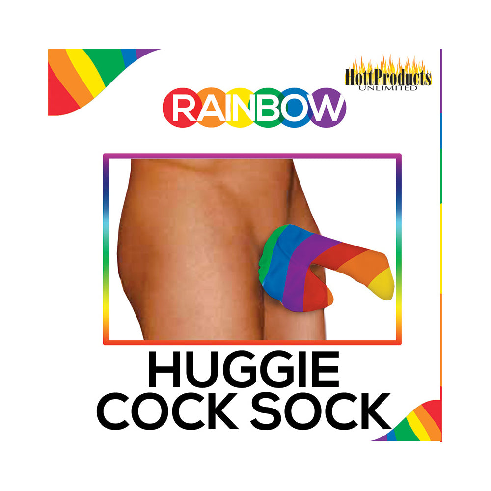 Rainbow &Quot;Huggie&Quot; Mens Penis Sock | 818631029815 | Discreet Personal Wellness
