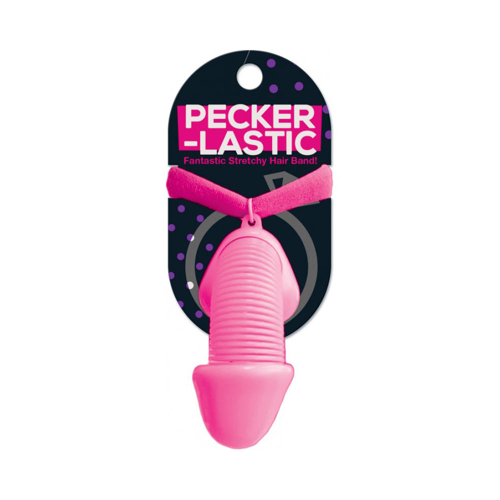 Pecker-Lastick Hair Tie Pink | 818631032518 | Discreet Personal Wellness