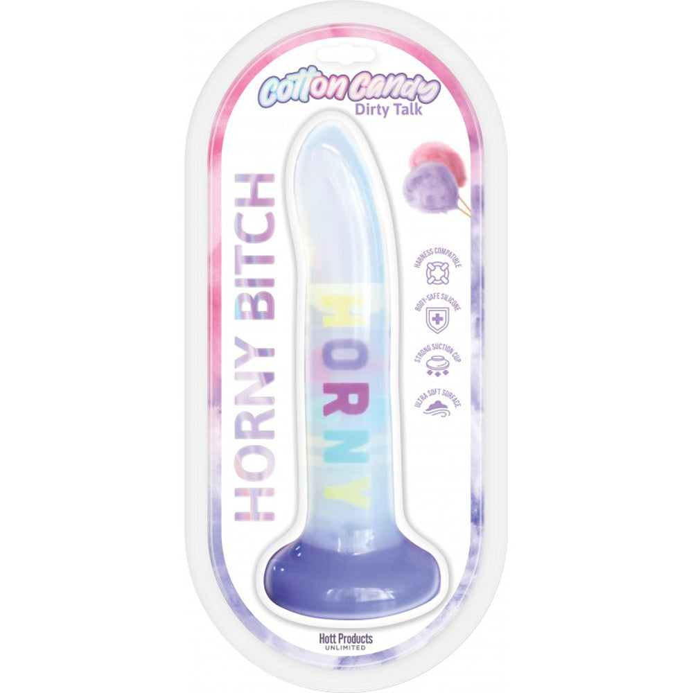 Cotton Candy Horny Bitch 8" Dildo | 818631034949 | Discreet Personal Wellness