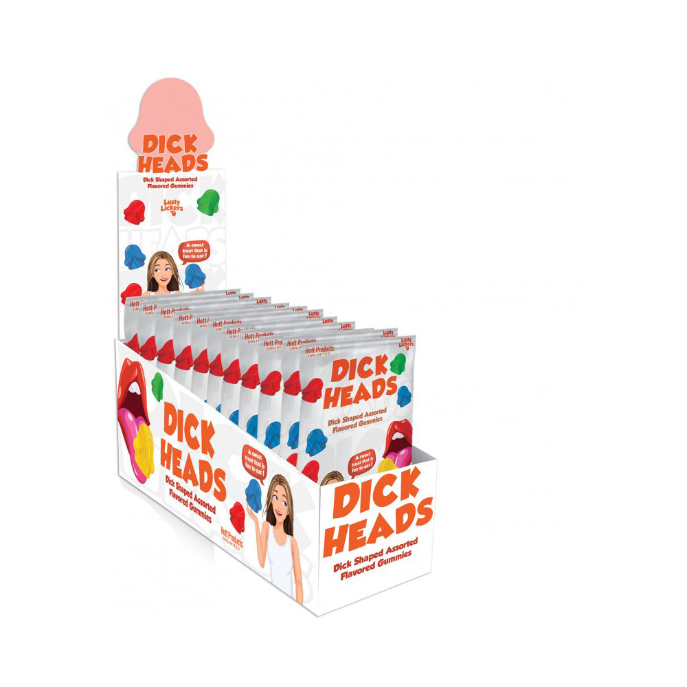 Penis Heads Penis Head Shaped Gummies 12 Pc Display | 818631035113 | Discreet Personal Wellness