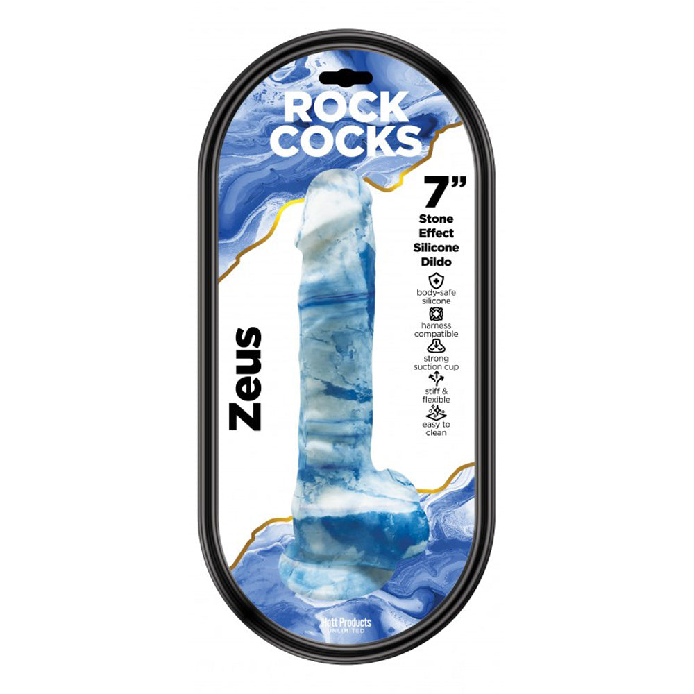 Rock Penis Zeus Marble Dildo 7" | 818631035663 | Discreet Personal Wellness