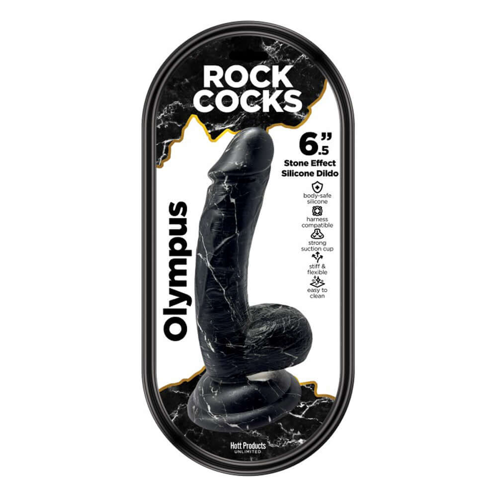 Rock Penis Olympus Marble Dildo 6.5" | 818631035694 | Discreet Personal Wellness