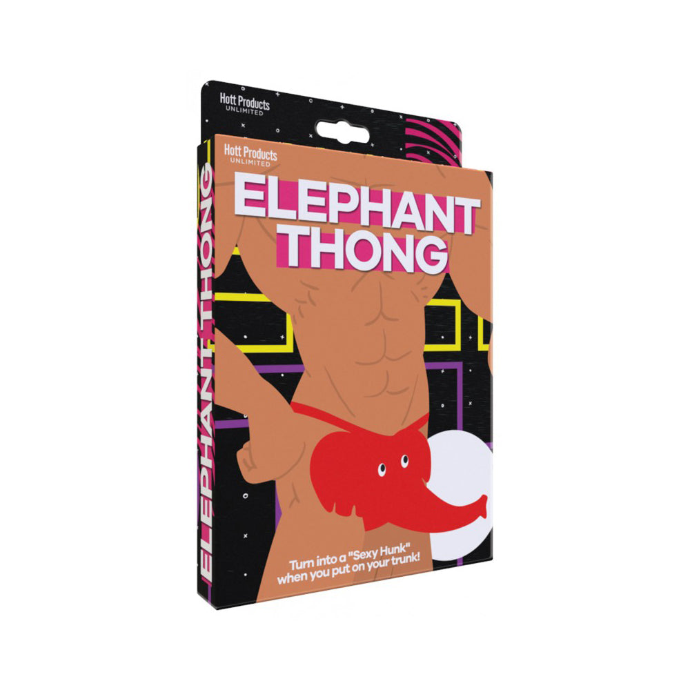 Elephant Thong Red | 818631036615 | Discreet Personal Wellness