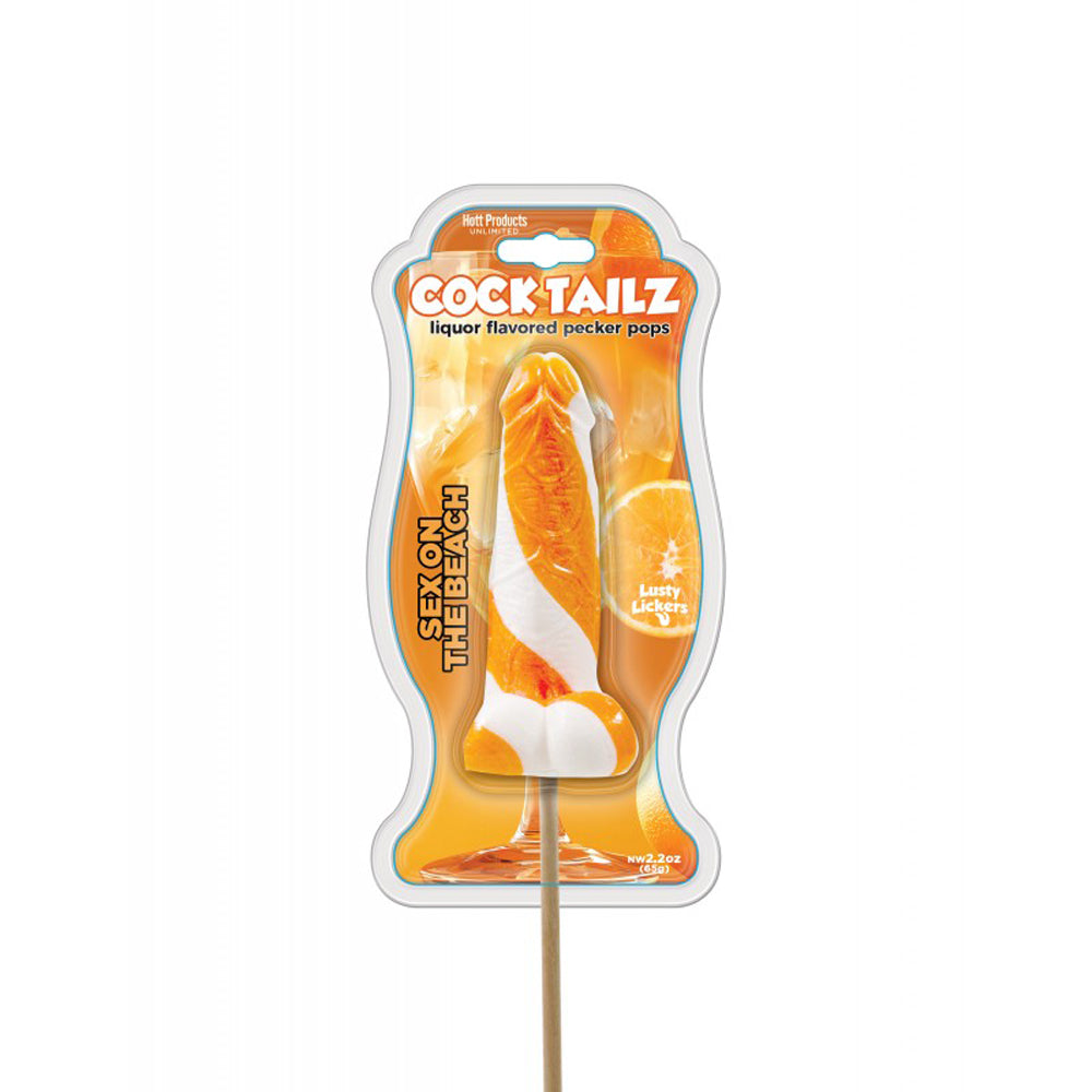 Penistailz Liquor Flavored Pecker Pops Sex On The Beach | 818631037544 | Discreet Personal Wellness