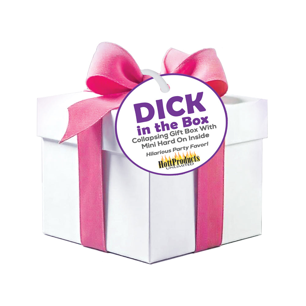 Penis In The Box Collapsing Gift Box W/Mini Penis Inside | 818631037599 | Discreet Personal Wellness