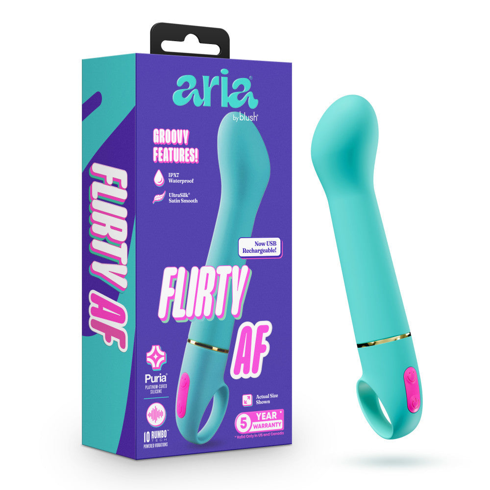 Aria Flirty AF 2.0 Teal | 819835029090 | Discreet Personal Wellness
