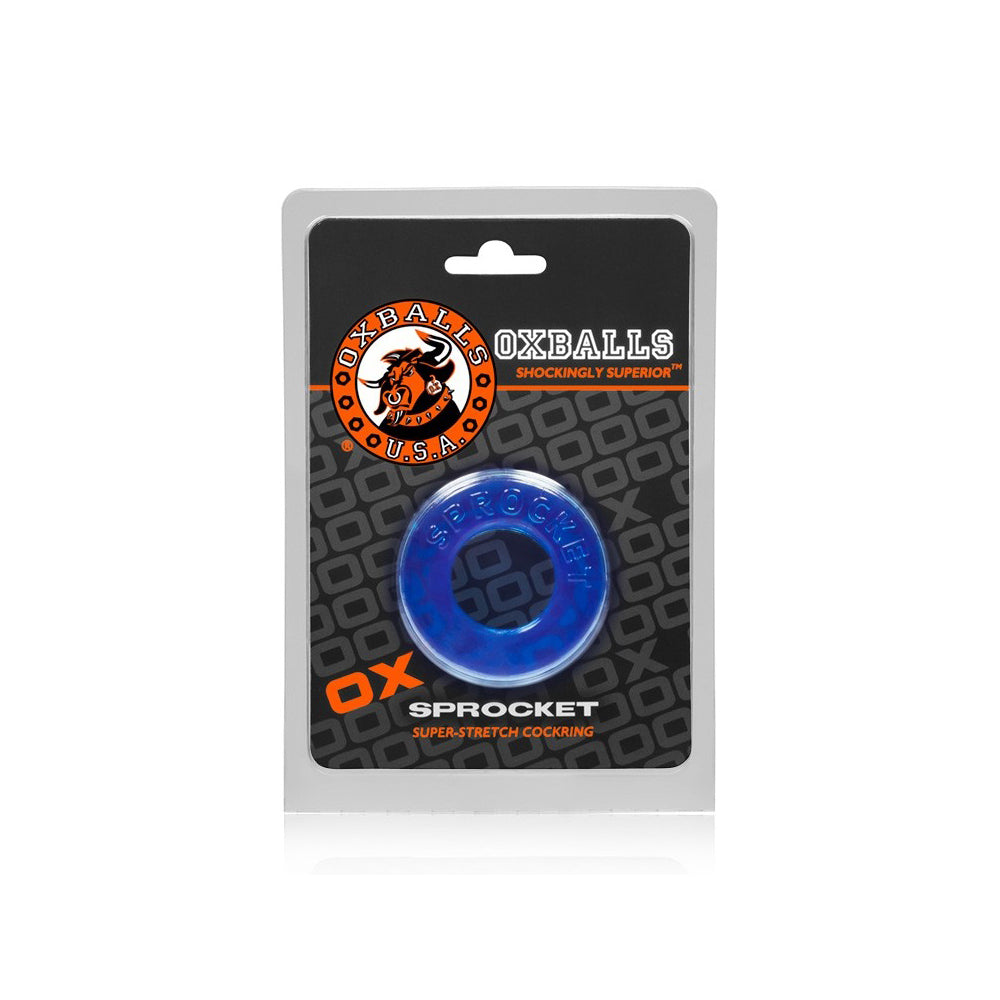Sprocket Penis Ring Ice Blue | 840215100412 | Discreet Personal Wellness