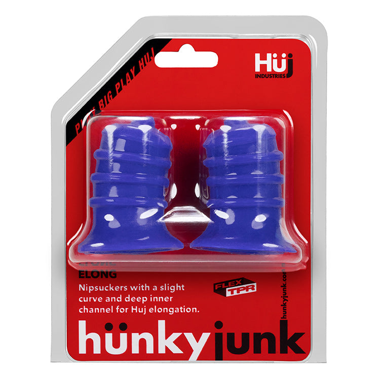 Elong Nipsucker By Hunkyjunk Cobalt | 840215120106 | Discreet Personal Wellness