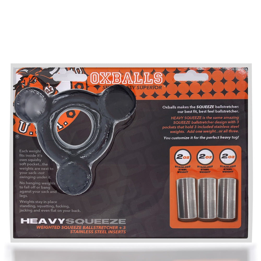 Heavy Squeeze Ballstretcher Black | 840215120922 | Discreet Personal Wellness