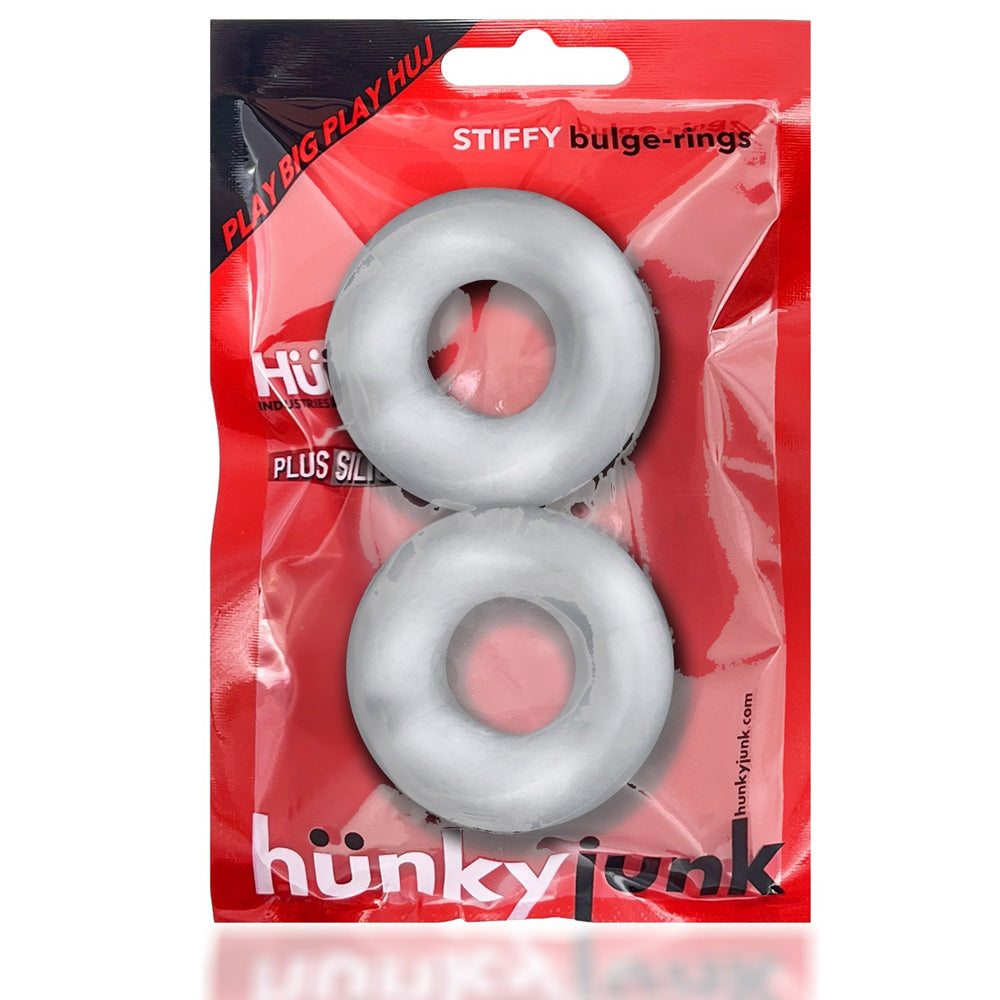 Stiffy 2-Pack Penisrings Clear Ice | 840215121097 | Discreet Personal Wellness