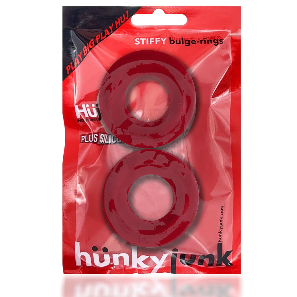 Stiffy 2-Pack Penisrings Cherry Ice | 840215121103 | Discreet Personal Wellness