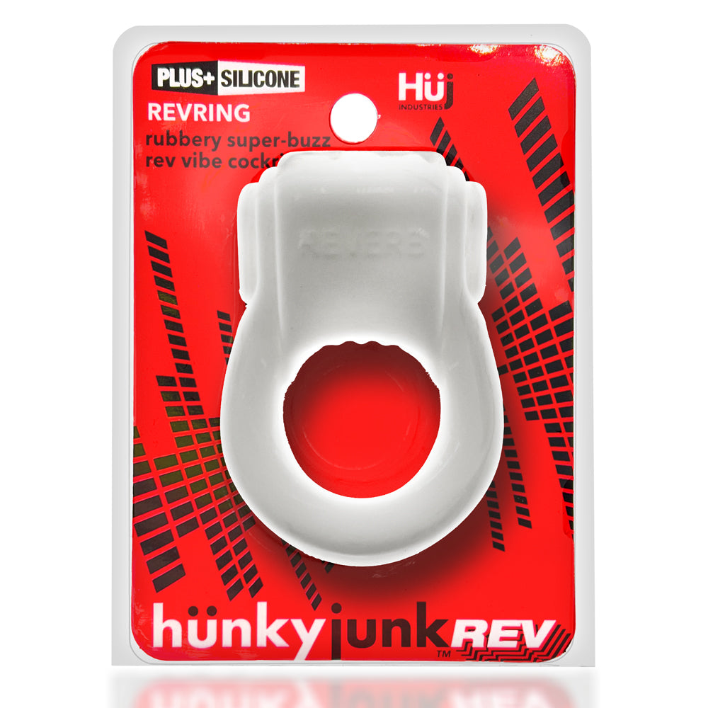 Revring Ring White Ice W/ Black Vibe | 840215121486 | Discreet Personal Wellness
