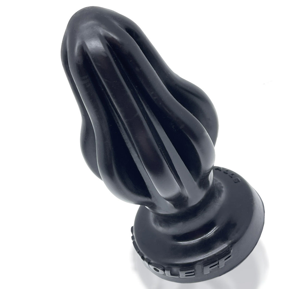 Airhole-3 Finned Plug Black Large | 840215122254 | Discreet Personal Wellness