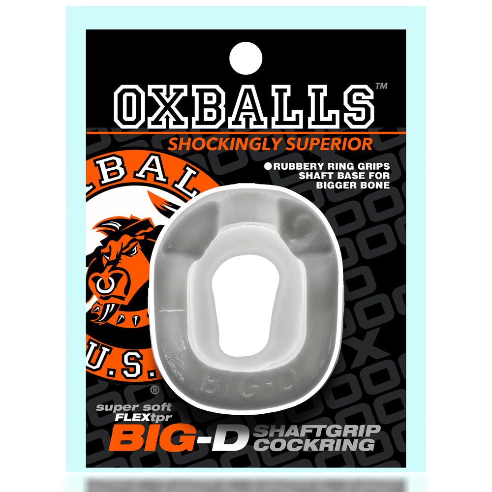 Big-D Shaft Grip Penisring White | 840215122513 | Discreet Personal Wellness
