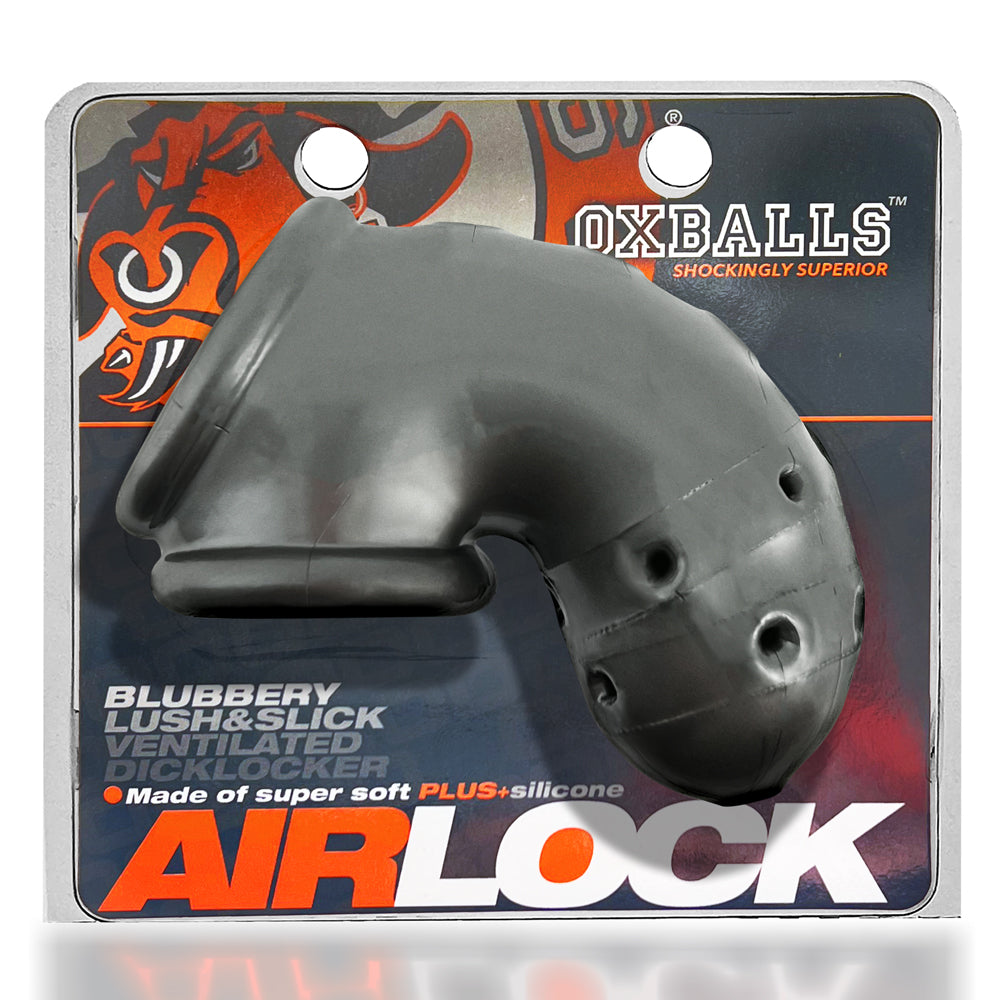 Airlock Air-Lite Vented Chastity Steel | 840215122858 | Discreet Personal Wellness