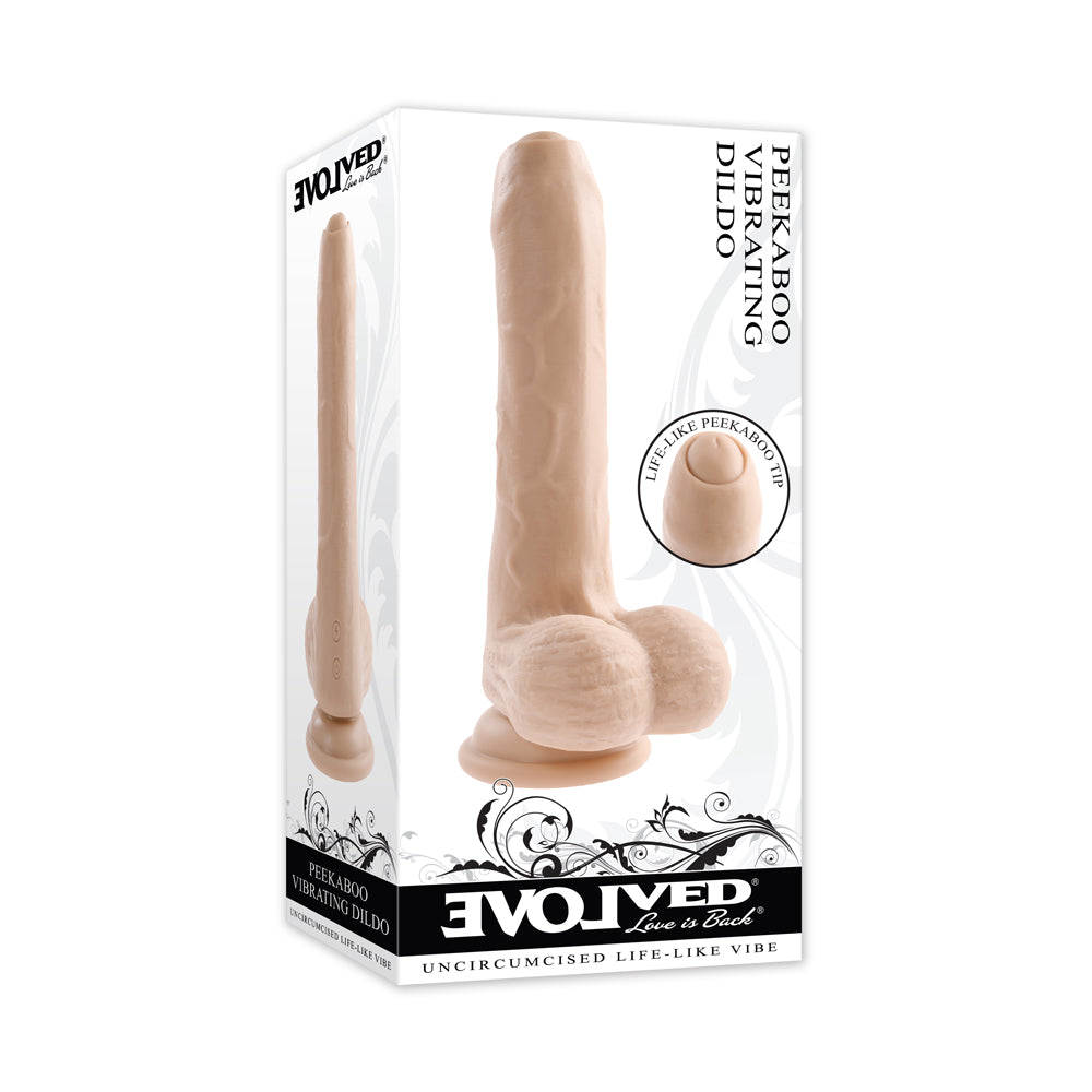 Peek A Boo Vibrating Dildo Light | 844477022772 | Discreet Personal Wellness