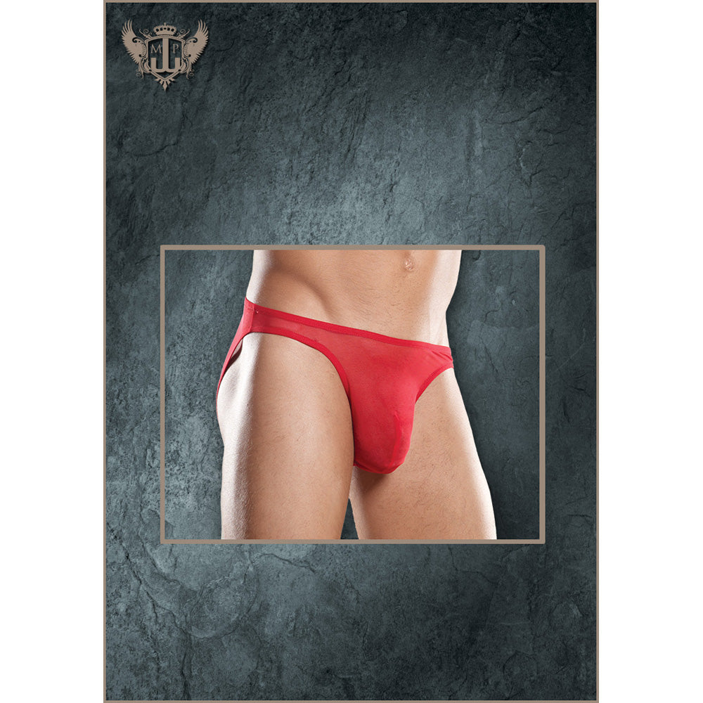 Stretch Mesh Wonder Bikini Red 3X | 845830035620 | Discreet Personal Wellness