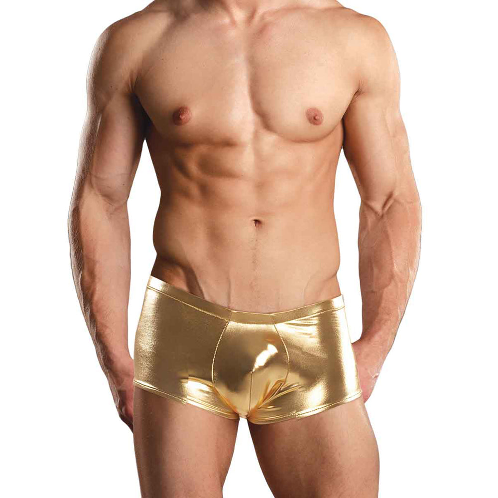 Heavy Metal Mini Short Gold Xl | 845830045667 | Discreet Personal Wellness