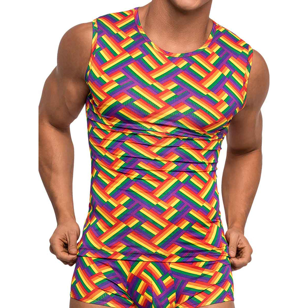 Pride Fest Fitness Tank Print L | 845830074650 | Discreet Personal Wellness