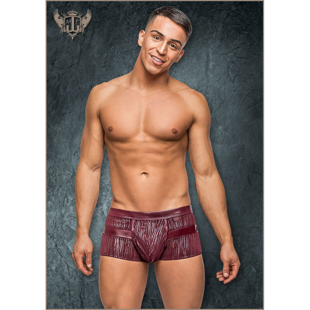 Dazzle Insert Short Burgundy M | 845830079730 | Discreet Personal Wellness