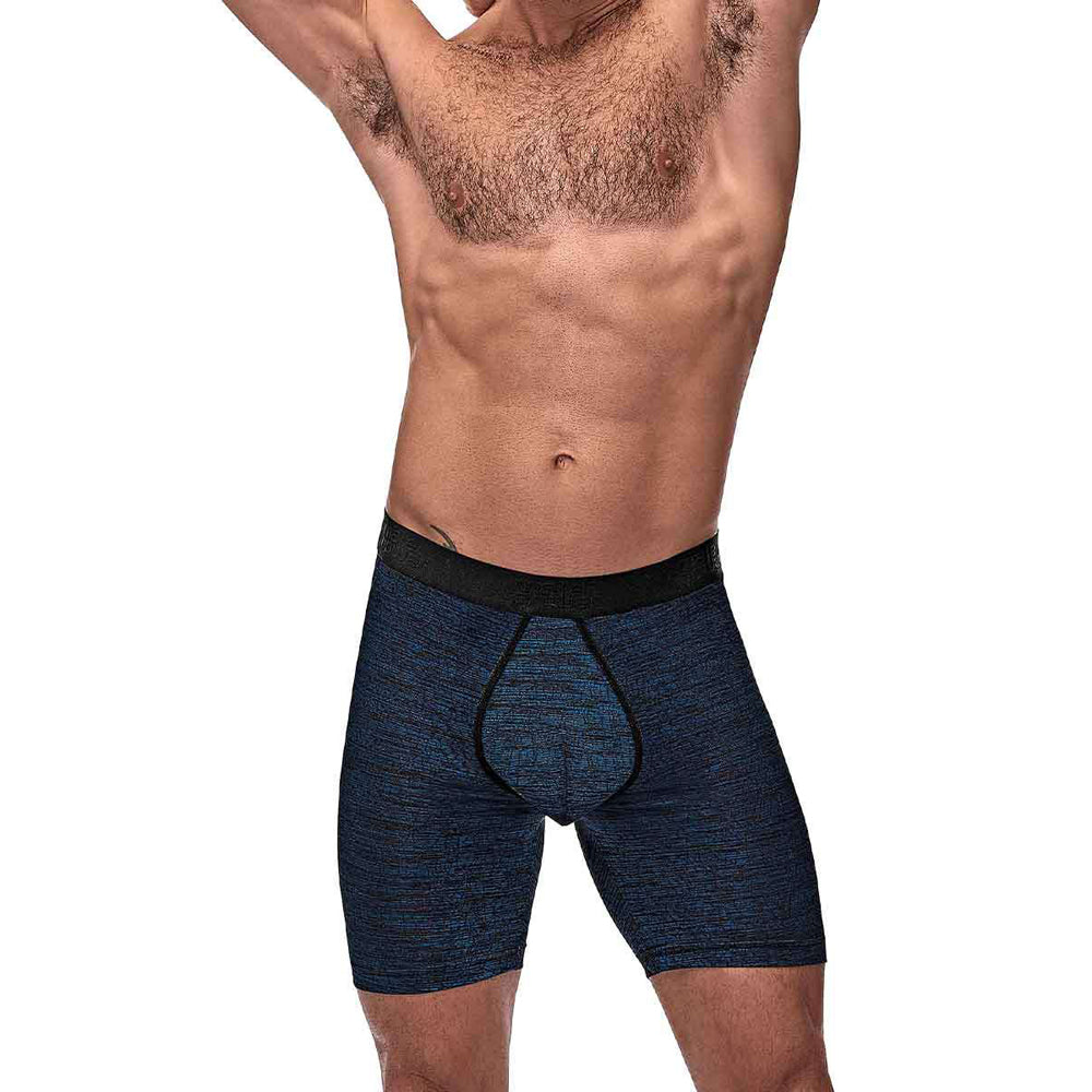 Peak Performance Long Leg Short Blue Large | 845830084376 | Discreet Personal Wellness